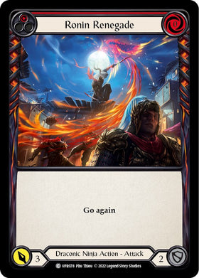 Ronin Renegade (Red) [UPR078] [Uprising] Rainbow Foil