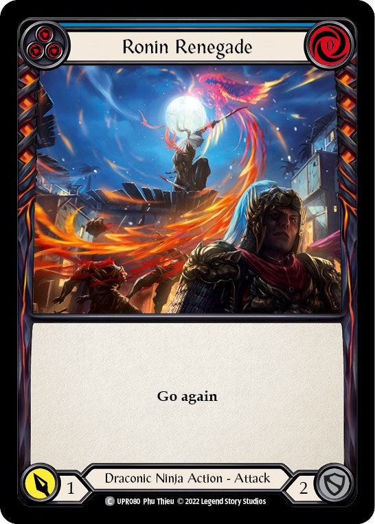 Ronin Renegade (Blue) [UPR080] [Uprising] Rainbow Foil