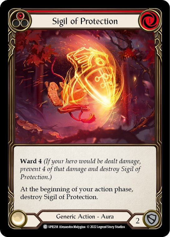 Sigil of Protection (Red) [UPR218] [Uprising] Rainbow Foil