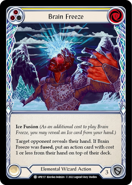 Brain Freeze (Yellow) [UPR117] [Uprising] Rainbow Foil