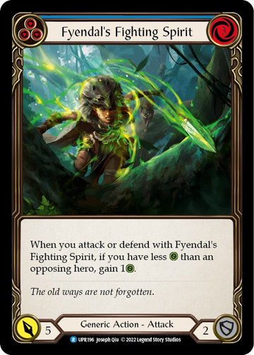 Fyendal's Fighting Spirit (Blue) [UPR196] [Uprising] Rainbow Foil