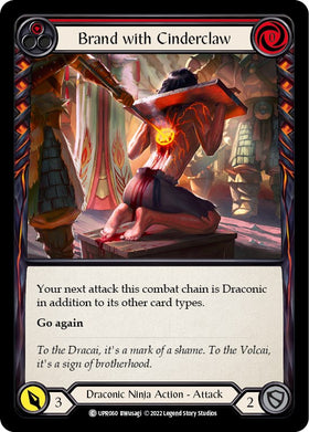Brand with Cinderclaw (Red) [UPR060] [Uprising] Rainbow Foil