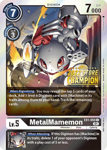 MetalMamemon (2022 Store Champion) [EX1-050] [Classic Collection] Foil