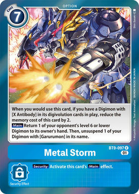 Metal Storm [BT9-097] [X Record] Foil