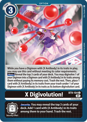 X Digivolution! [BT9-104] [X Record]