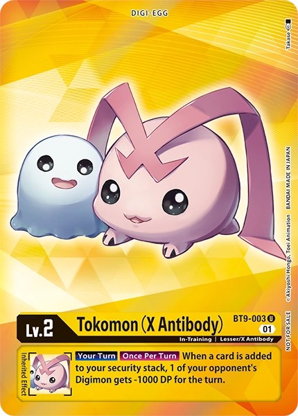 Tokomon (X Antibody) (Box Topper) [BT9-003] [X Record] Foil