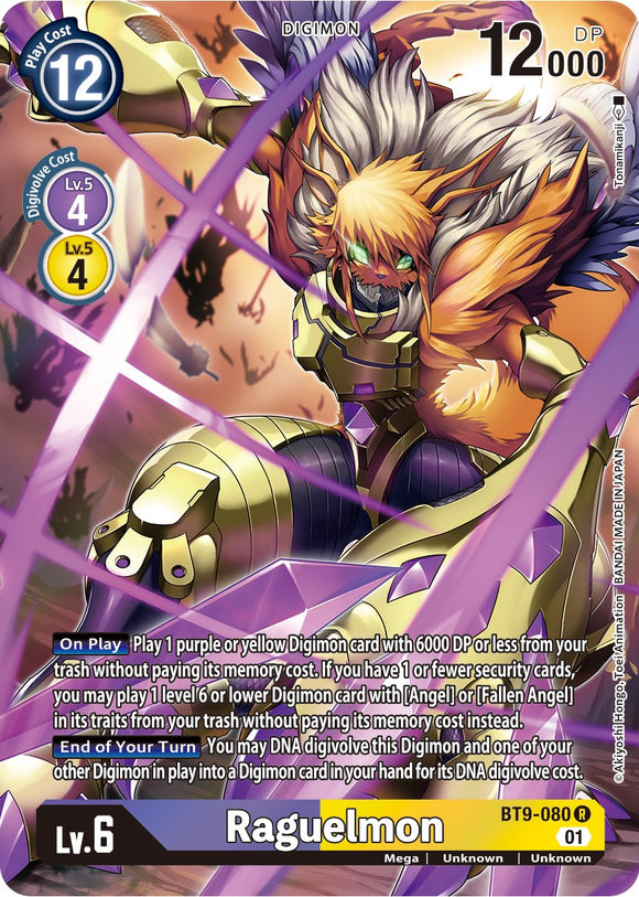 Raguelmon (Alternate Art) [BT9-080] [X Record] Foil