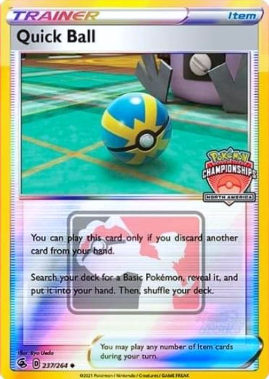 Quick Ball (North America Championships) [237/264] [League & Championship Cards] Reverse Holofoil