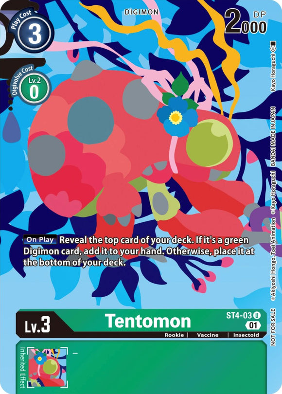 Tentomon (Tamer's Card Set 2 Floral Fun) [ST4-03] [Starter Deck 04: Giga Green]