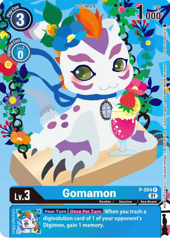 Gomamon (Tamer's Card Set 2 Floral Fun) [P-004] [Digimon Promotion Cards]