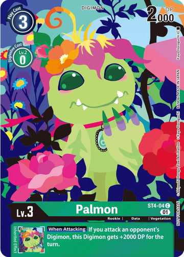 Palmon (Tamer's Card Set 2 Floral Fun) [ST4-04] [Starter Deck 04: Giga Green]