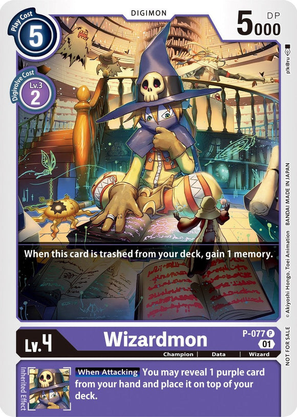 Wizardmon - P-077 [P-077 P] [Digimon Promotion Cards]