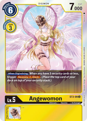 Angewomon (Official Tournament Pack Vol. 6) [ST3-09 U] [ Heaven's Yellow] Foil