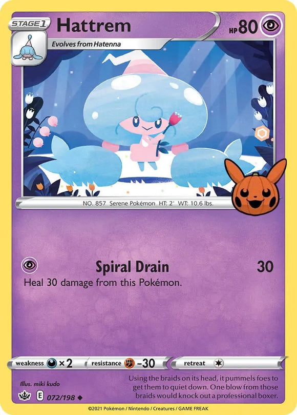 Hattrem [072/198] [Trick or Trade BOOster Bundle]