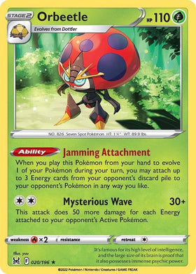 Orbeetle [020/196] [Lost Origin] Holofoil