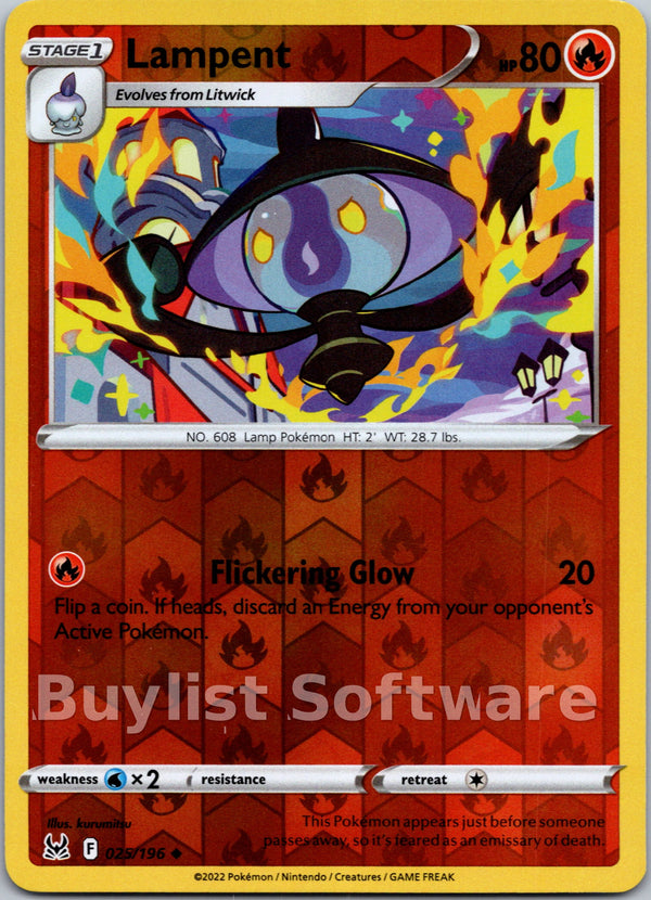 Lampent [025/196] [Lost Origin] Reverse Holofoil