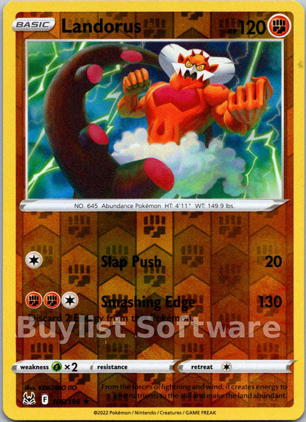 Landorus [105/196] [Lost Origin] Reverse Holofoil