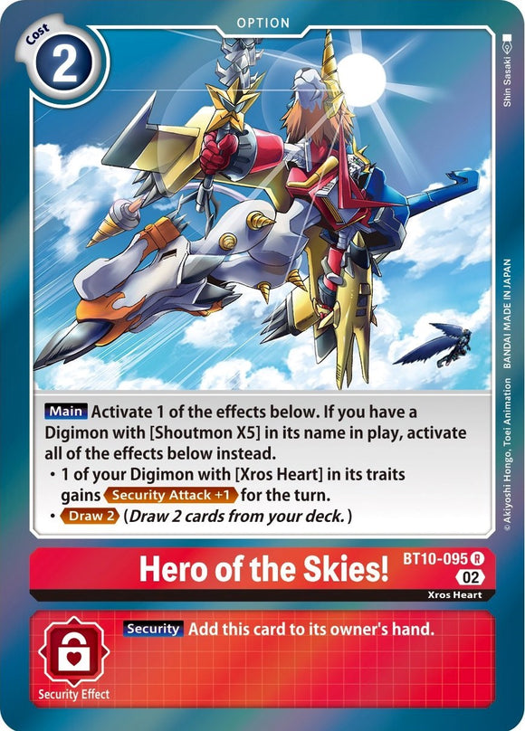 Hero of the Skies! [BT10-095] [Xros Encounter] Foil