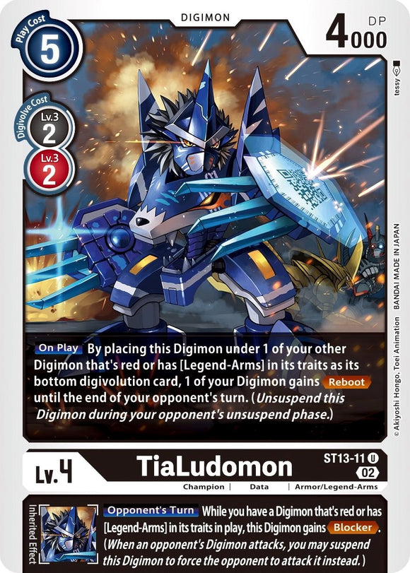 TiaLudomon [ST13-11] [Starter Deck 13: Ragnaloardmon]