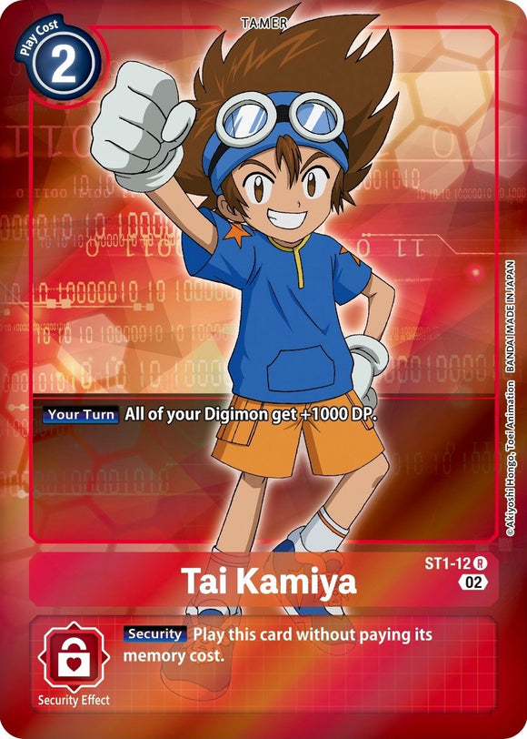 Tai Kamiya (Alternate Art) [ST1-12] [Starter Deck 12: Jesmon] Foil