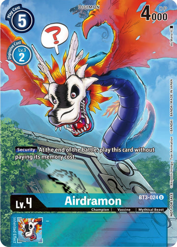 Airdramon (25th Special Memorial Pack) [BT3-024] [Release Special Booster 1.0] Foil