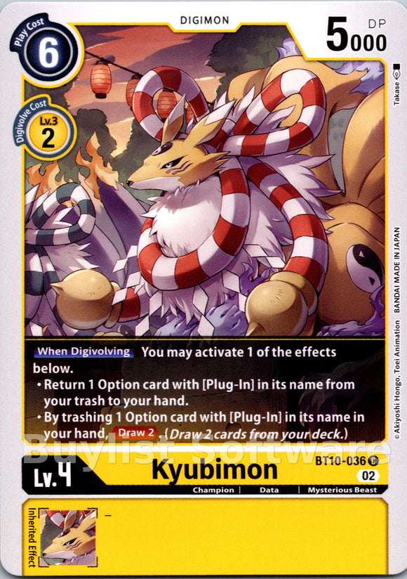 Kyubimon [BT10-036] [Xros Encounter]