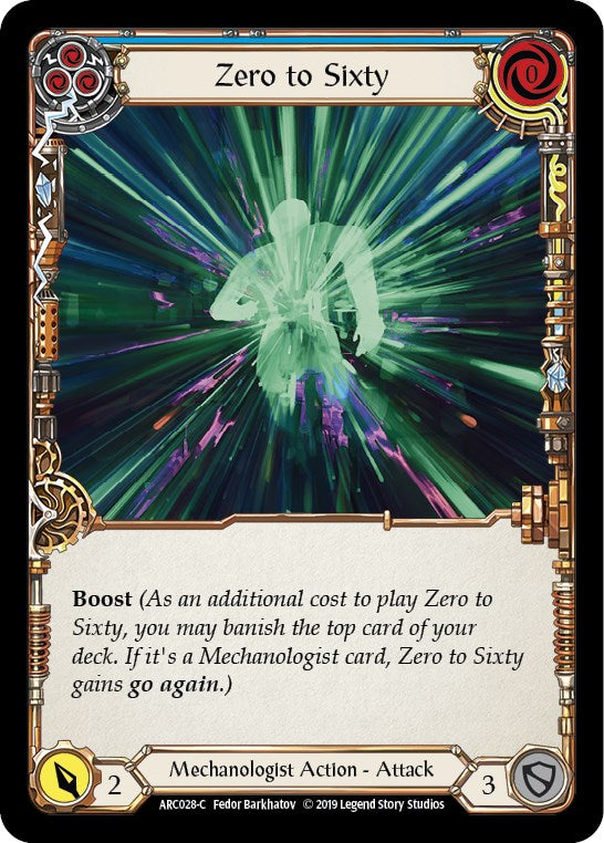 Zero to Sixty (Blue)