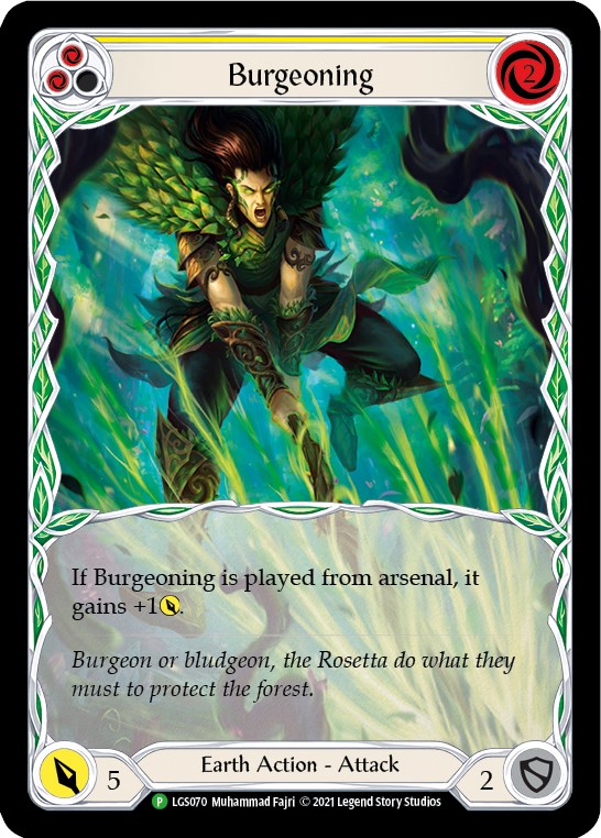 Burgeoning (Yellow) - LGS070