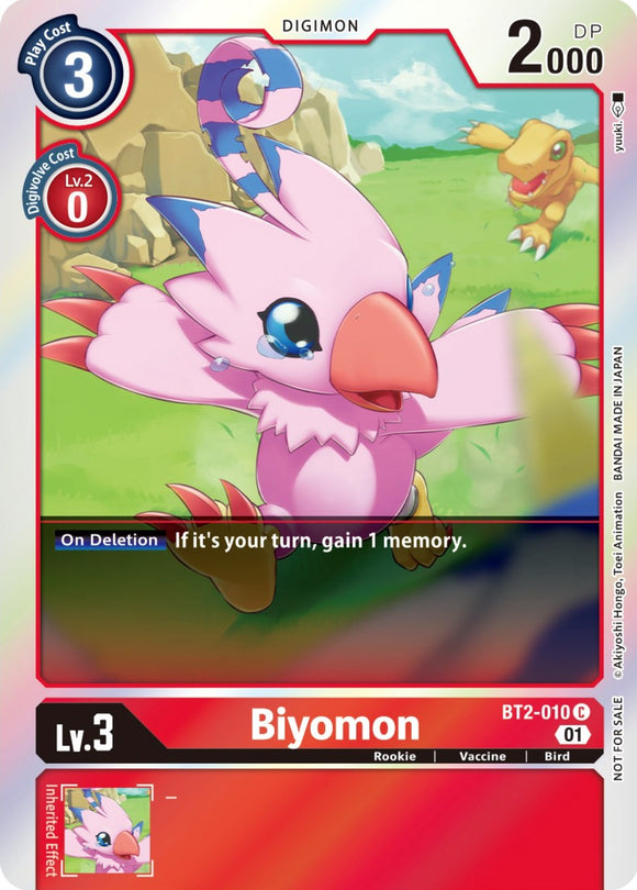 Biyomon - BT2-010 (ST-11 Special Entry Pack) [BT2-010] [Release Special Booster 1.0] Foil