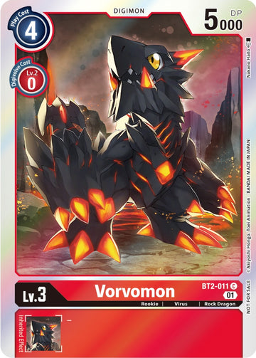 Vorvomon (ST-11 Special Entry Pack) [BT2-011 C] [Release Special Booster 1.0] Foil