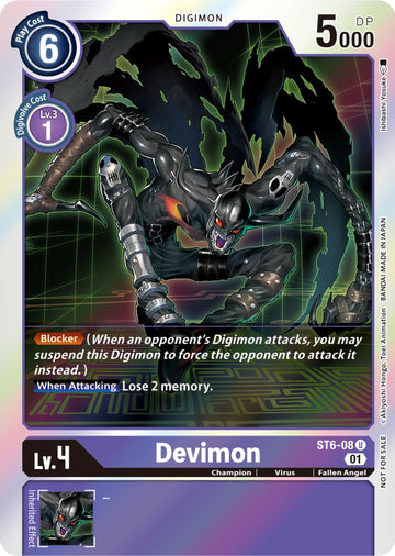 Devimon (Official Tournament Pack Vol. 7) [ST6-08] [Starter Deck 06: Venomous Violet] Foil