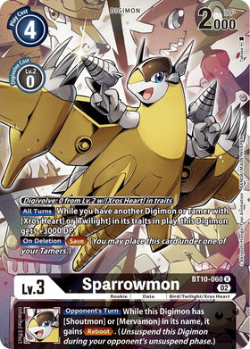 Sparrowmon (Alternate Art) [BT10-060] [Xros Encounter] Foil