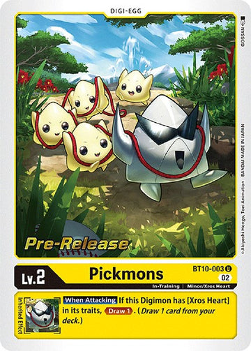 Pickmons [BT10-003] [Xros Encounter Pre-Release Cards] Foil