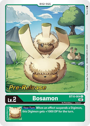 Bosamon [BT10-004] [Xros Encounter Pre-Release Cards] Foil