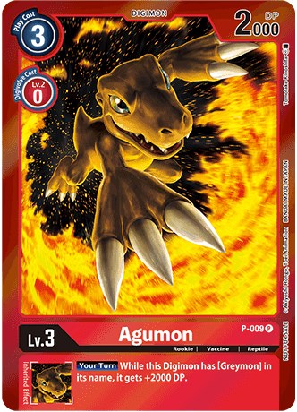 Agumon (Gift Box 2022) [P-009 P] [Digimon Promotion Cards] Foil