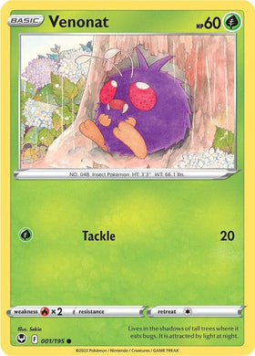 Venonat [001/195] [Silver Tempest]