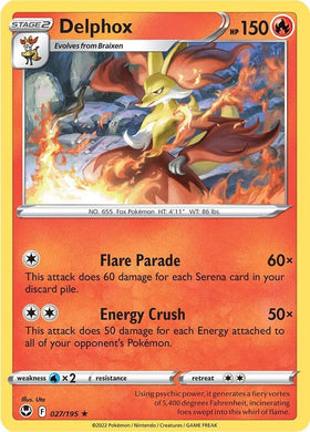 Delphox [027/195] [Silver Tempest]