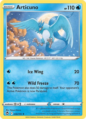 Articuno [036/195] [Silver Tempest] Holofoil