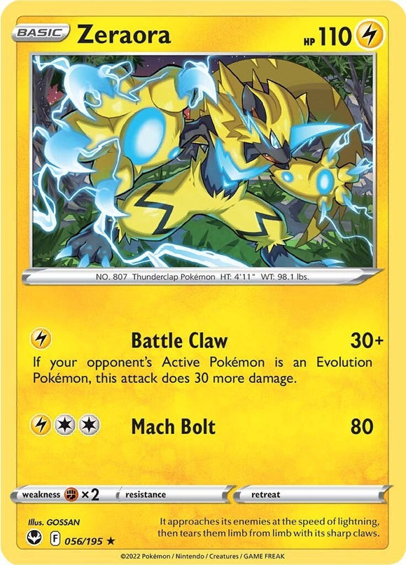 Zeraora [056/195] [Silver Tempest]