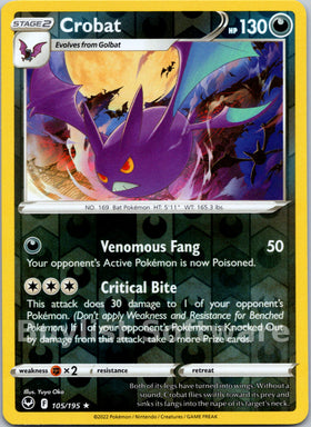Crobat [105/195] [Silver Tempest] Reverse Holofoil