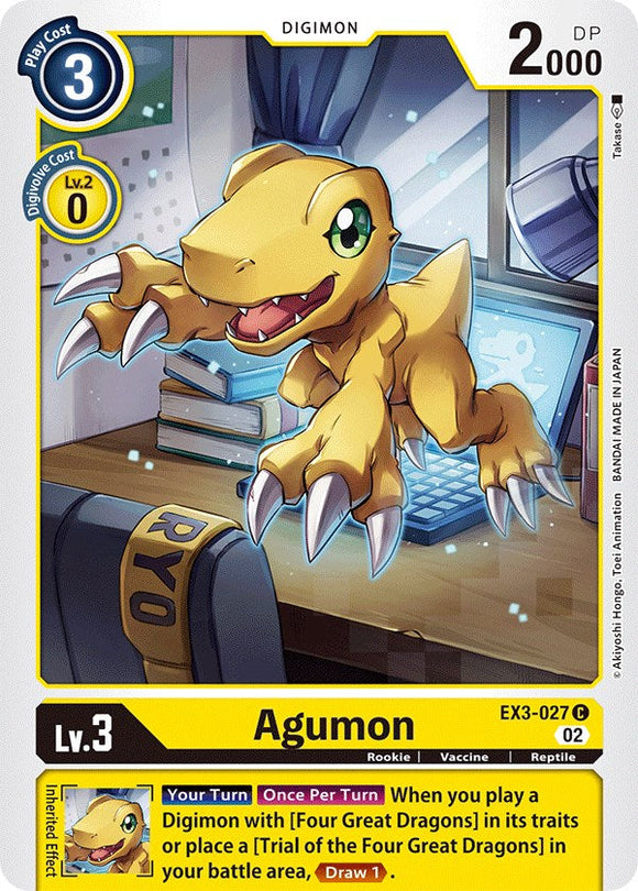 Agumon [EX3-027 C] [Draconic Roar]