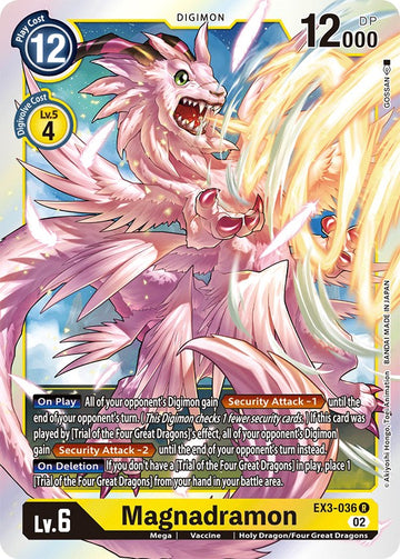 Magnadramon [EX3-036] [Draconic Roar] Foil