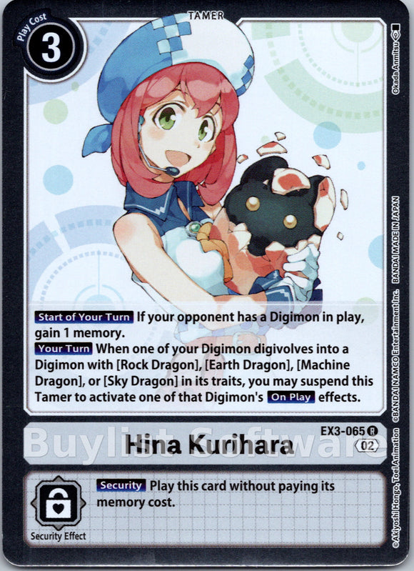 Hina Kurihara [EX3-065] [Draconic Roar] Foil