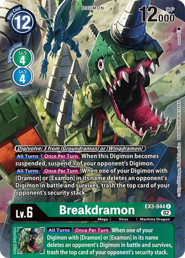 Breakdramon (Alternate Art) [EX3-044] [Draconic Roar] Foil