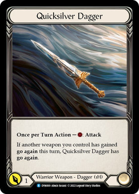 Quicksilver Dagger (DYN069) [DYN069] [Dynasty] Cold Foil