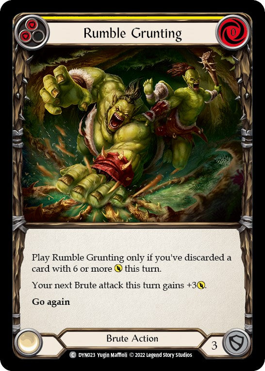 Rumble Grunting (Yellow) [DYN023] [Dynasty]