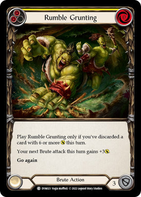 Rumble Grunting (Yellow) [DYN023] [Dynasty]