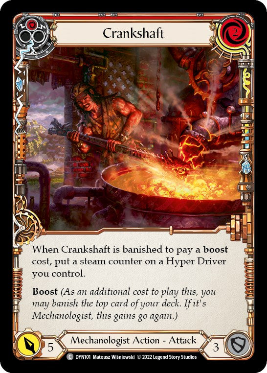 Crankshaft (Red) [DYN101] [Dynasty] Rainbow Foil