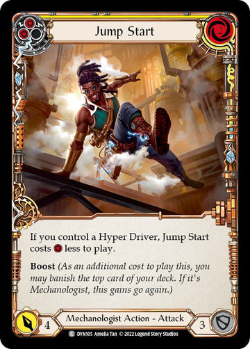 Jump Start (Yellow) [DYN105] [Dynasty] Rainbow Foil