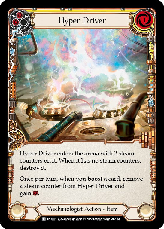 Hyper Driver (Yellow) [DYN111] [Dynasty] Cold Foil
